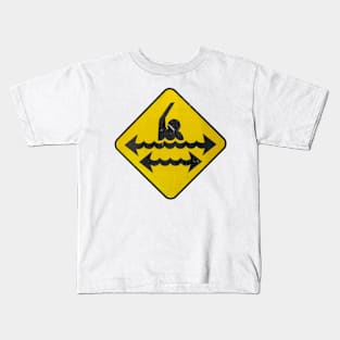 Dangerous Swimming Kids T-Shirt